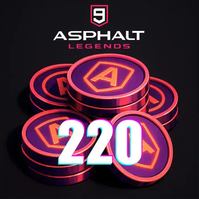 Asphalt 9: Legends 220 Tokens