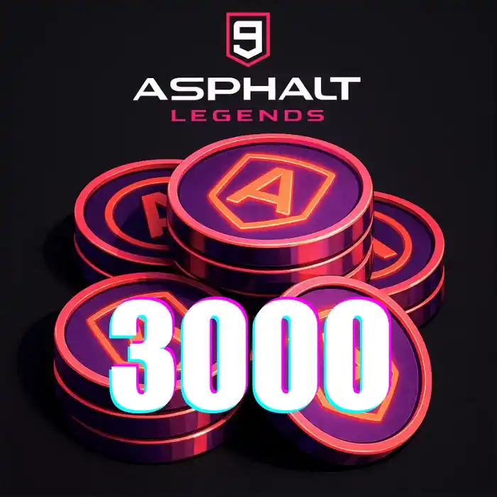 Asphalt 9: Legends 3000 Tokens