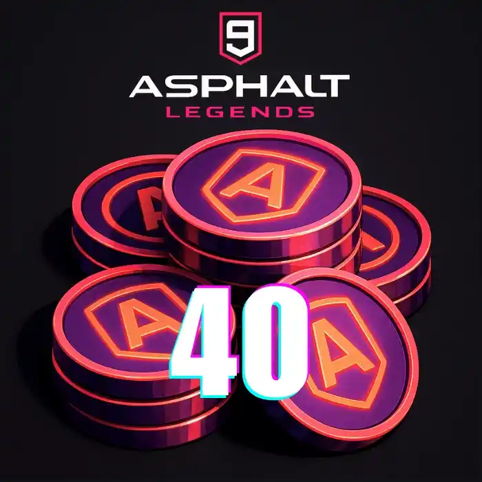 Asphalt 9: Legends 40 Tokens