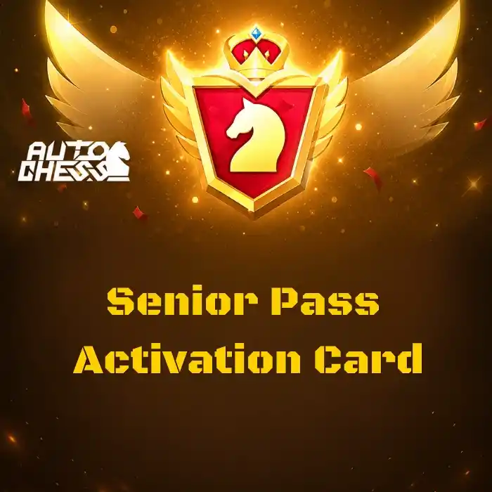 Auto Chess Senior Pass Activation Card