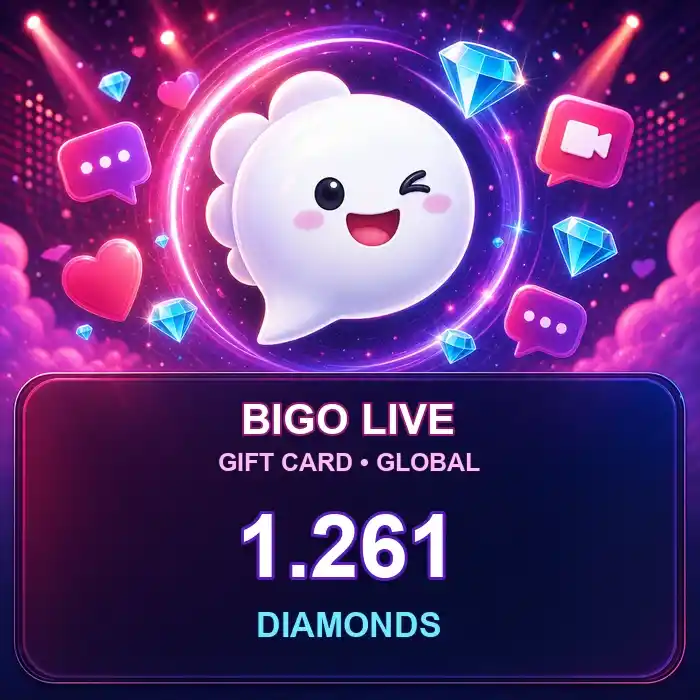 Bigo Live 1261 Diamonds