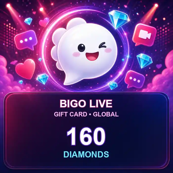 BigoLive Gift Card (Global) 160 Diamonds