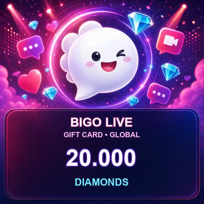 BigoLive Gift Card (Global) 20000 Diamonds