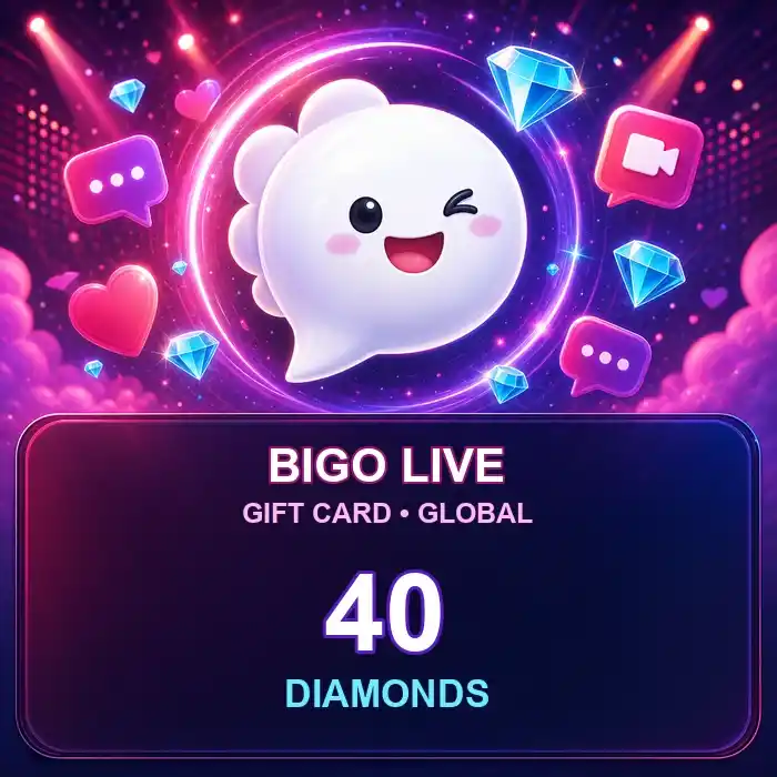BigoLive Gift Card (Global) 40 Diamonds