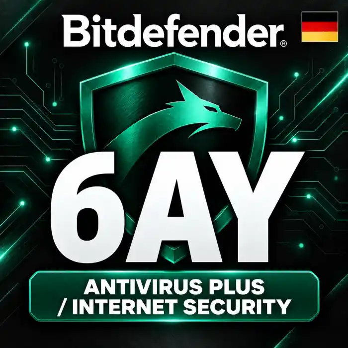 BitDefender 6M Antivirus Plus or Internet Security