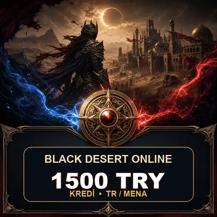 Black Desert 1500 TRY Kredi
