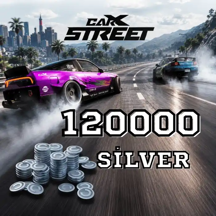 CarX Street 120000 Silver