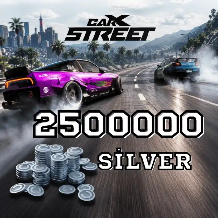 CarX Street 2500000 Silver