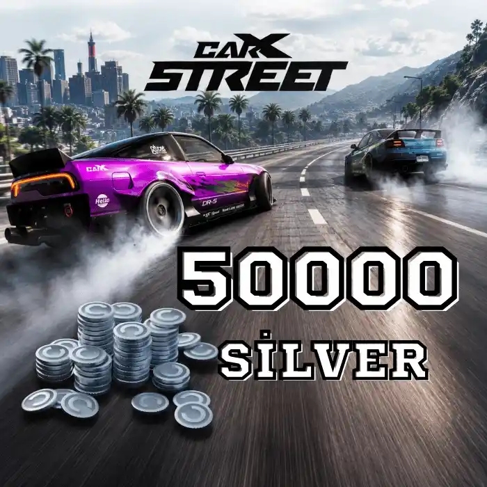 CarX Street 50000 Silver