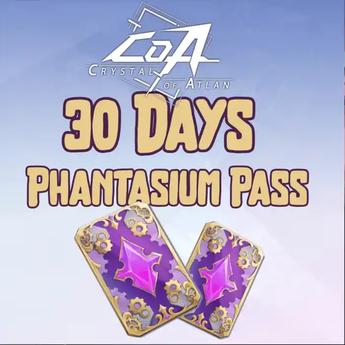 Crystal Of Atlan Phantasium Pass (30 Days)
