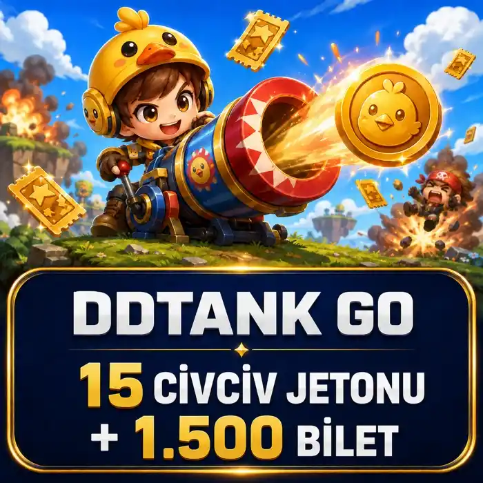DDTank Go 15 Civciv Jetonu + 1.500 Bilet