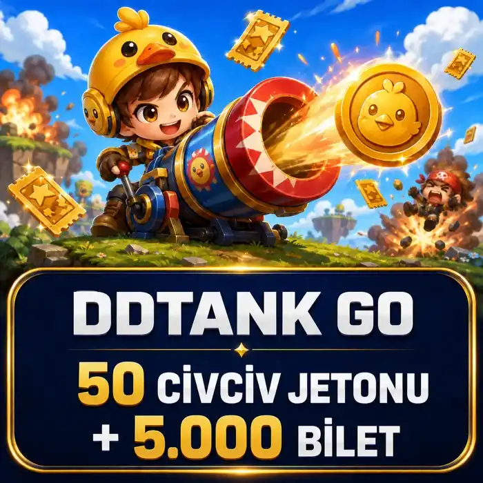 DDTank Go 50 Civciv Jetonu + 5.000 Bilet