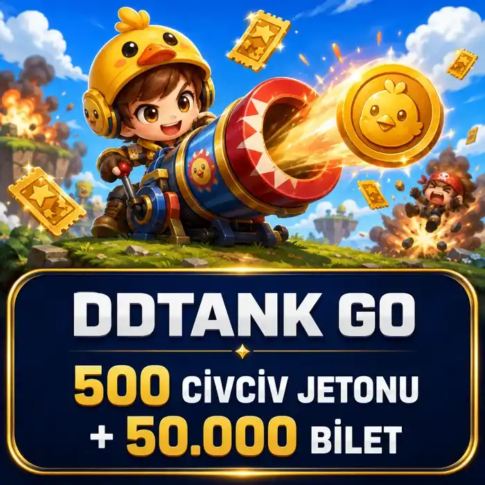 DDTank Go 500 Civciv Jetonu + 50.000 Bilet