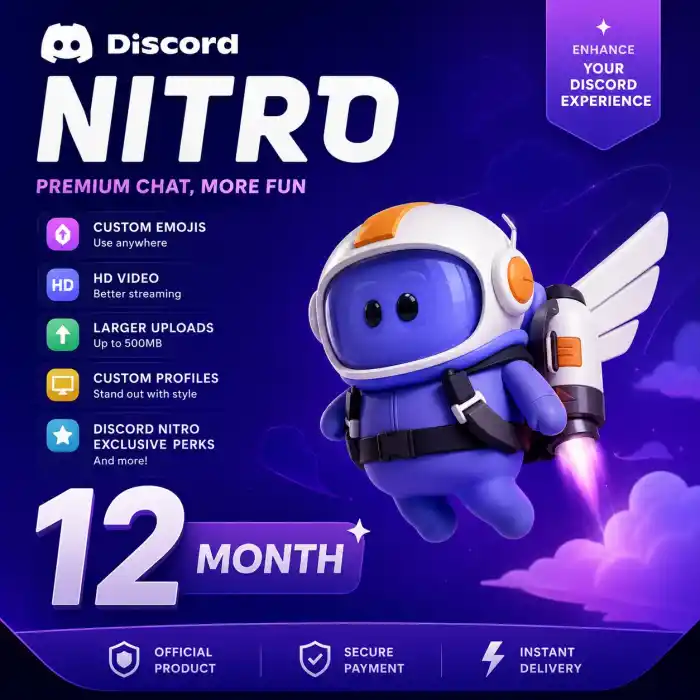 Discord Nitro 12 Ay