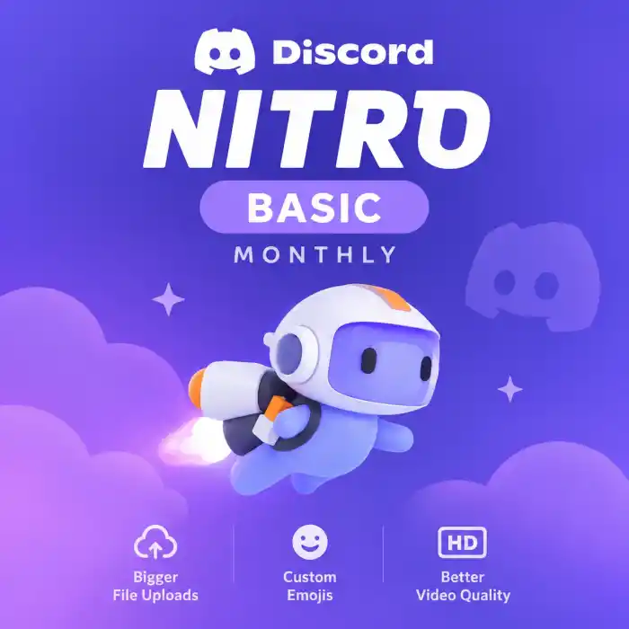 Discord Nitro Básico Mensual
