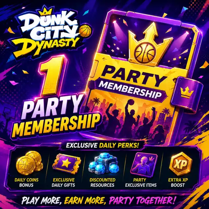 Dunk City Dynasty 1 Party Membership