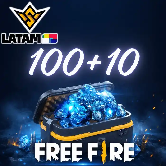 Free Fire 100+10 diamantes