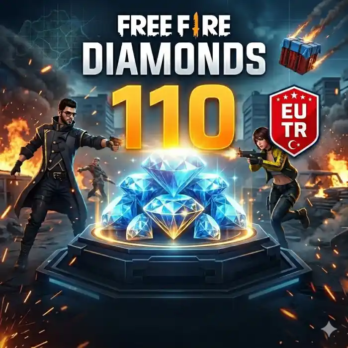 Free Fire 110 Diamonds EU TR