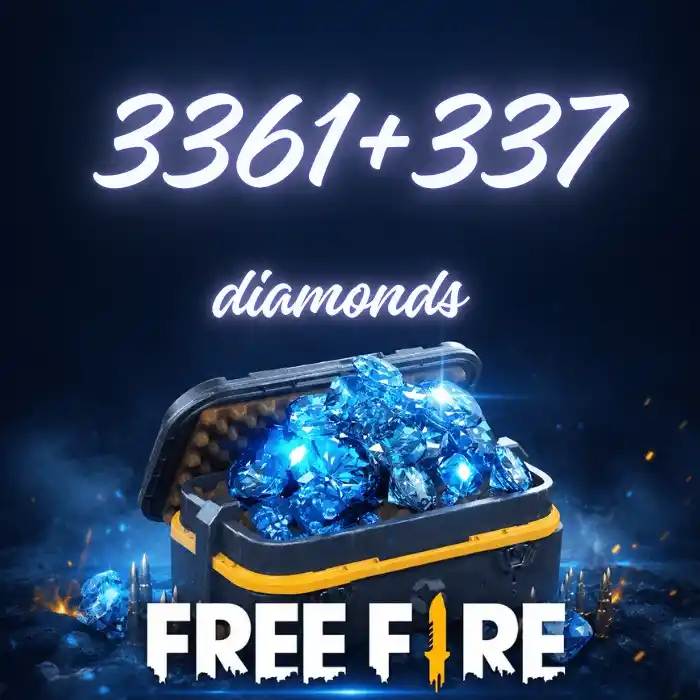 Free Fire 3361 + 337 ماسة إضافية