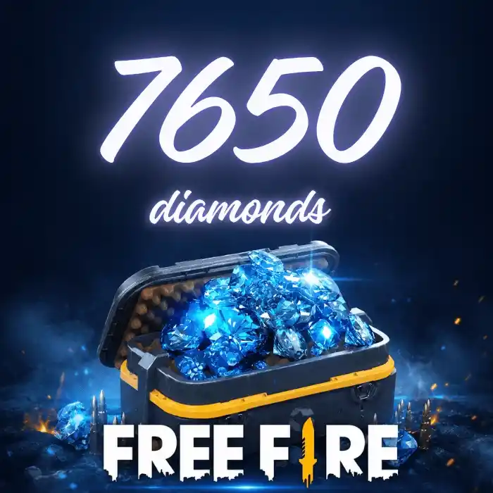 Free Fire 7650 Diamonds
