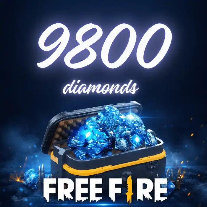 Free Fire 9800 diamants