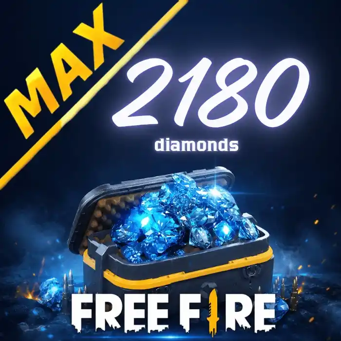 Free Fire MAX 2,180 Diamonds
