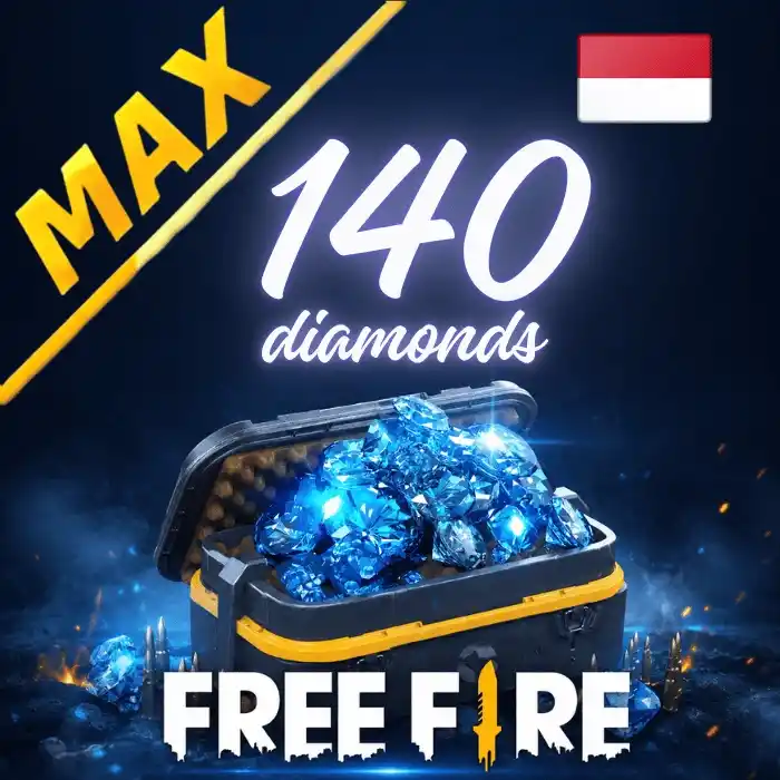 Free Fire MAX ID 140 Diamonds