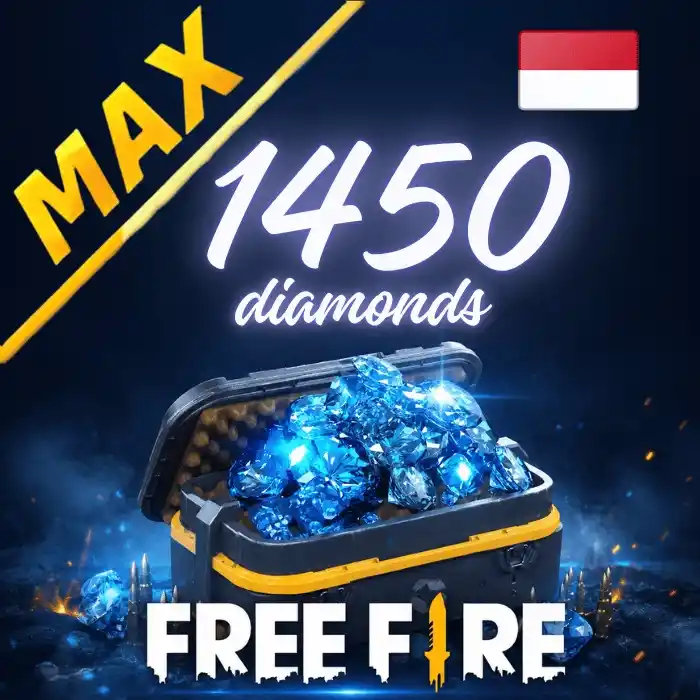 Free Fire MAX ID 1450 Diamonds