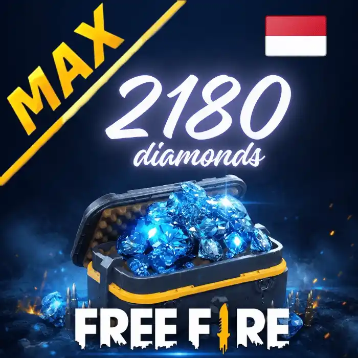 Free Fire MAX ID 2180 Diamonds