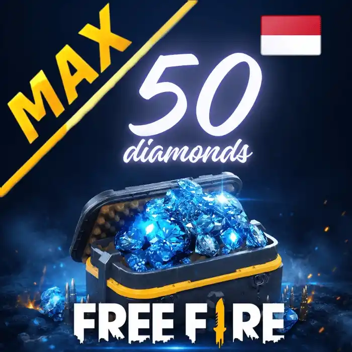 Free Fire MAX ID 50 Diamonds