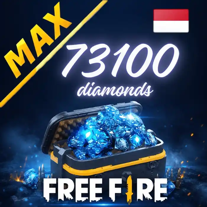 Free Fire MAX ID 73100 Diamonds