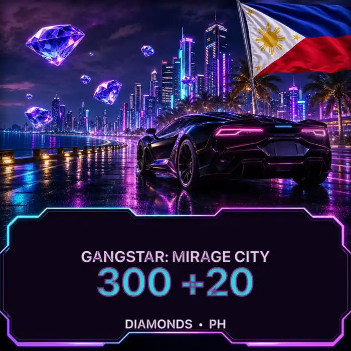 Gangstar Mirage City 300 +20 Diamonds