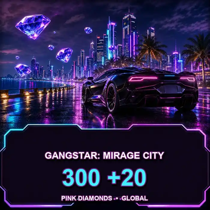 Gangstar Mirage City 300+20 Pink Diamonds