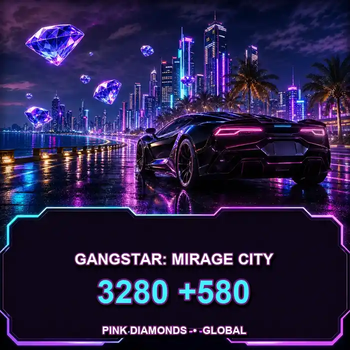 Gangstar Mirage City 3280+580 Pink Diamonds