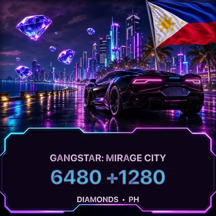 Gangstar Mirage City 6480 +1280 Diamonds