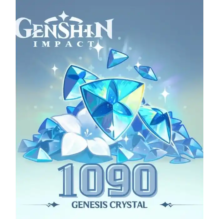 Genshin Impact 1090 Genesis Crystals (US)