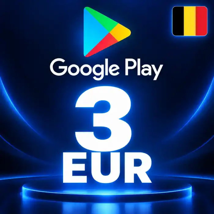 Google Play BE 3 EUR