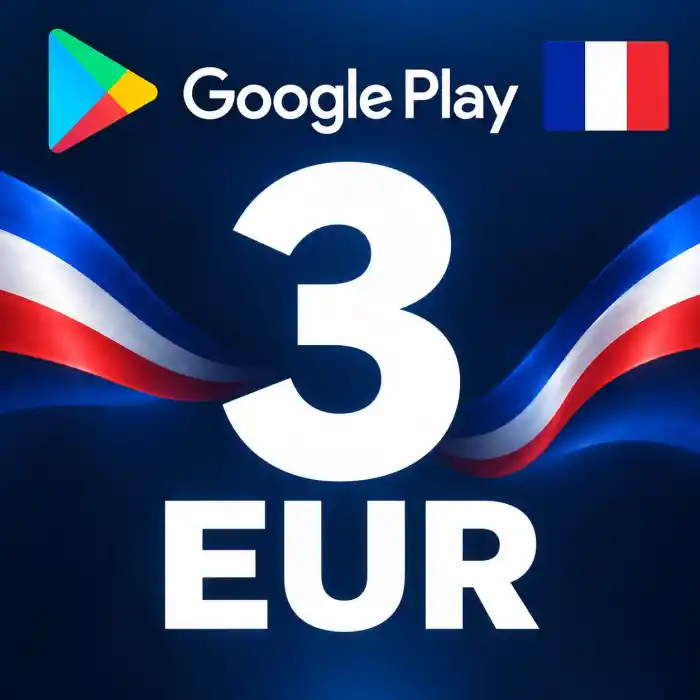 Google Play FR 3 EUR