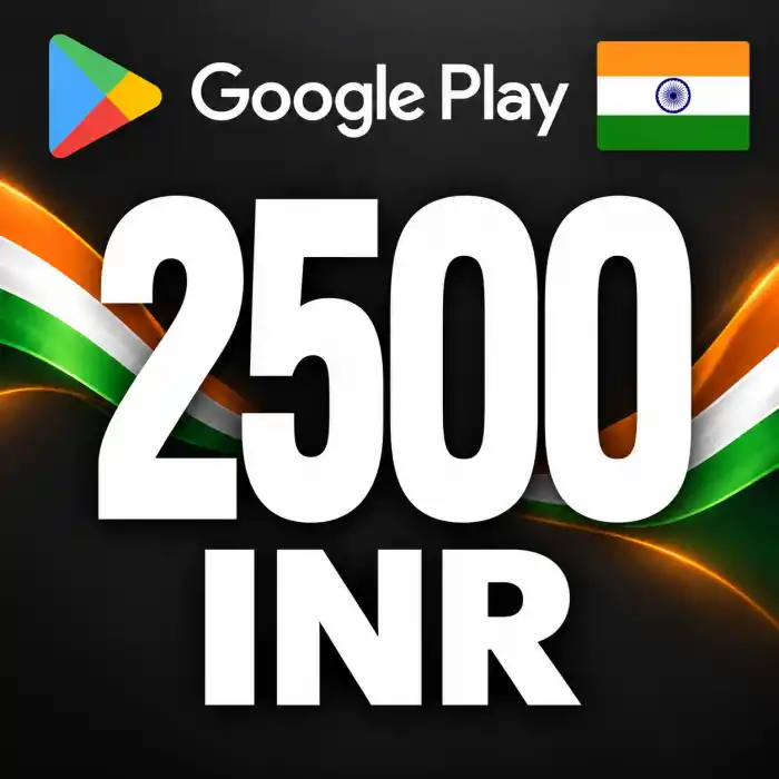 Google Play IN 2500 INR