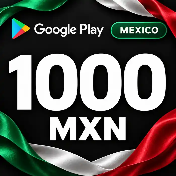 Google Play MX 1000 MXN