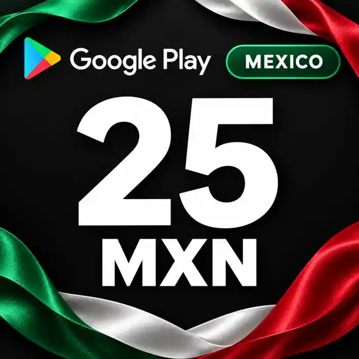 Google Play MX 25 MXN