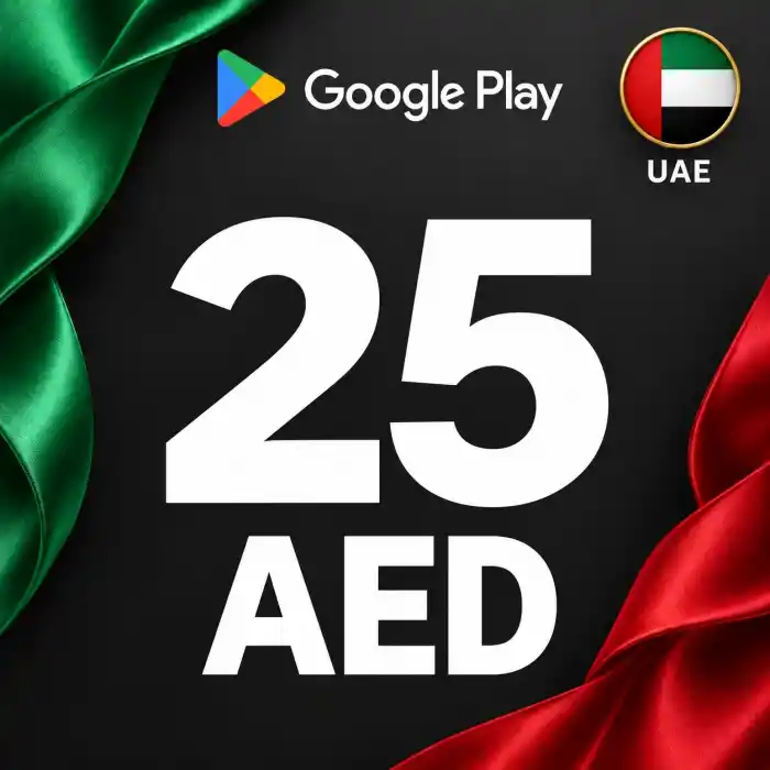 Google Play UAE 25 AED