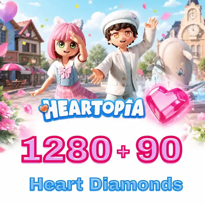 Heartopia 1280+90 Heart Diamonds
