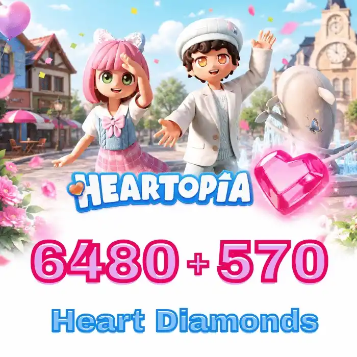 Heartopia 6480+570 Heart Diamonds