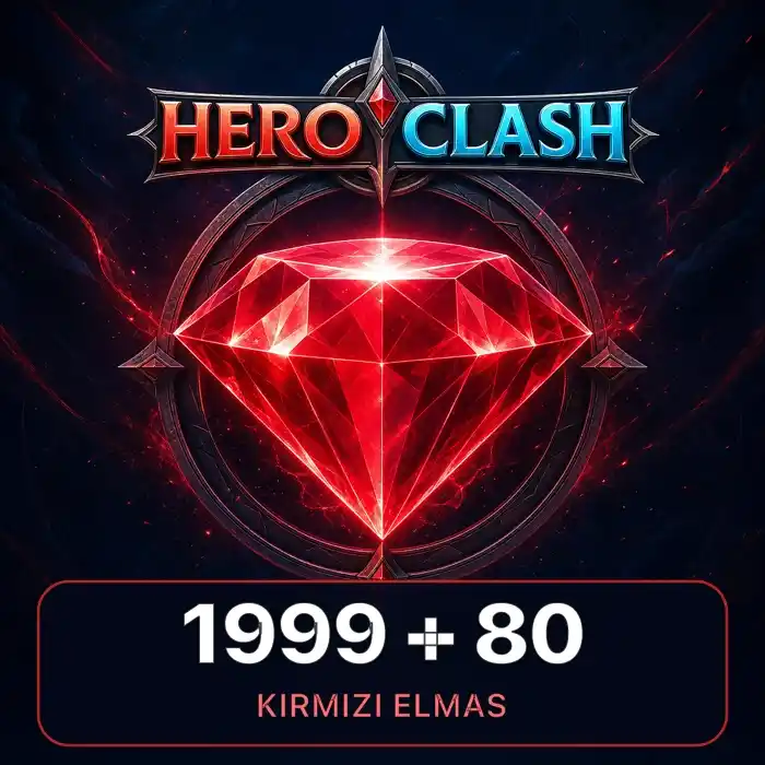 Hero Clash 1999 + 80 Kırmızı Elmas