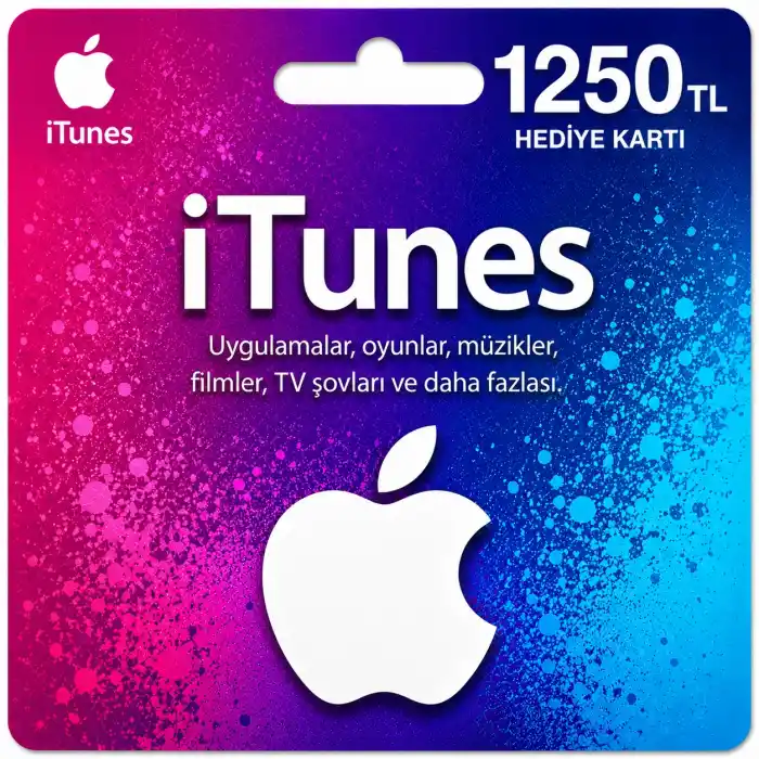 iTunes Gift Card 1250 TL