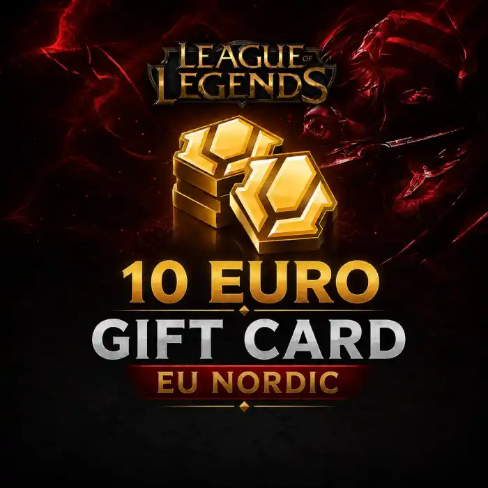 League of Legends 10 Euro Geschenkkarte EU Nordic