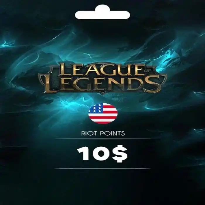 League of Legends 10 USD Gift Card USA