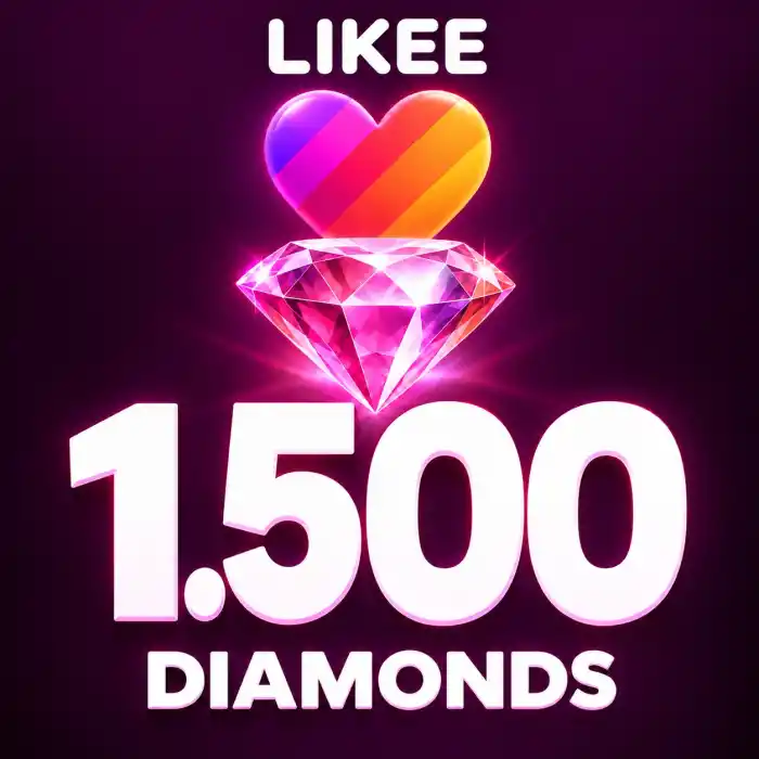 Likee 1.500 Diamonds