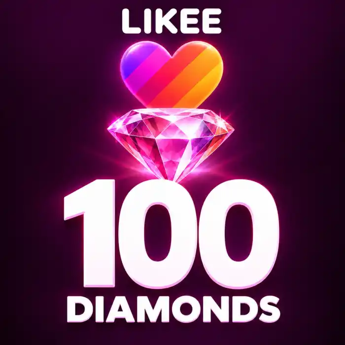 Likee 100 Diamonds kaufen | Schnelle & sichere Lieferung | Automatische Aufladung